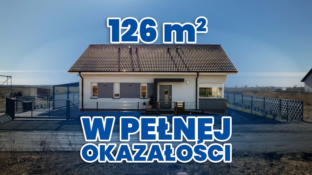 Twoje 126 m² komfortu – Budowa nowoczesnego domu energooszczędnego.