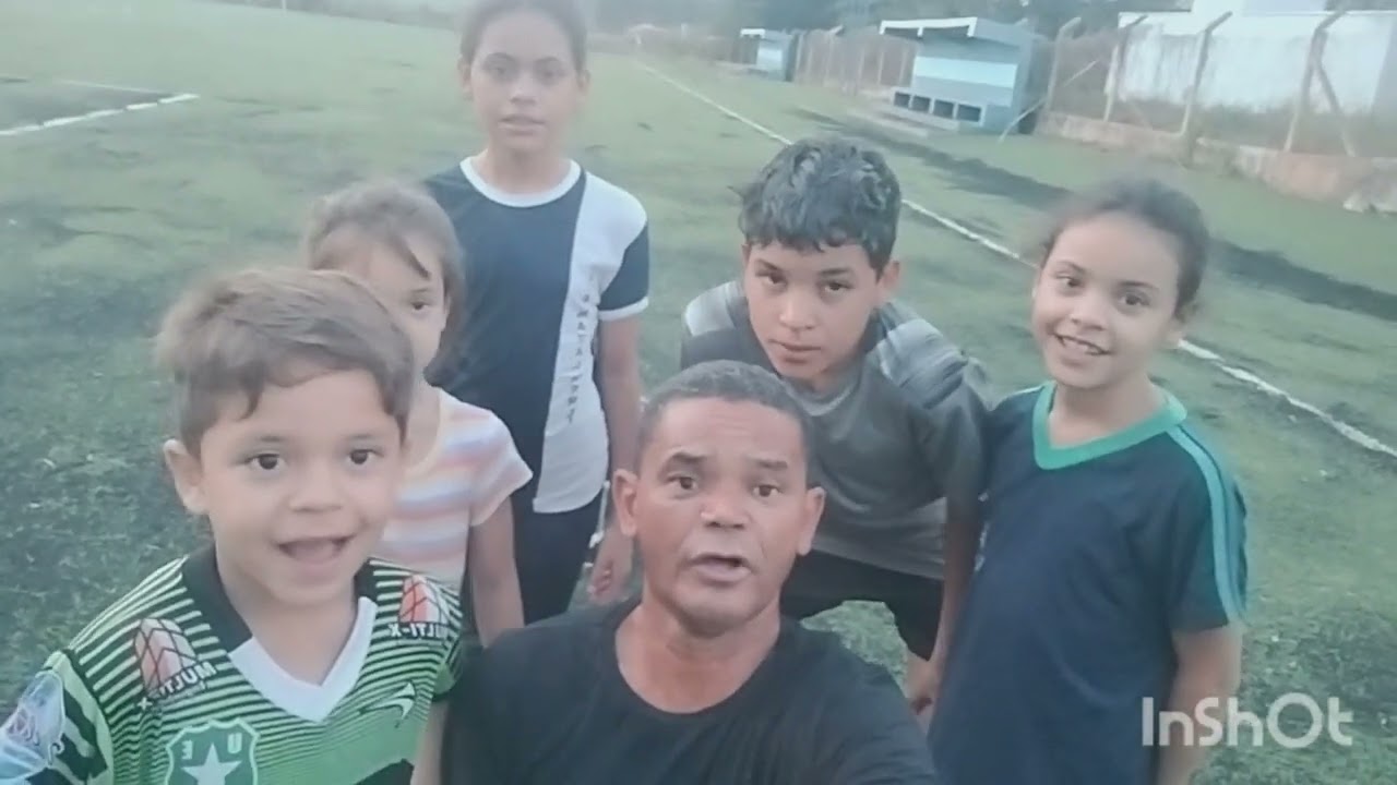 Treino com as crianças 😁