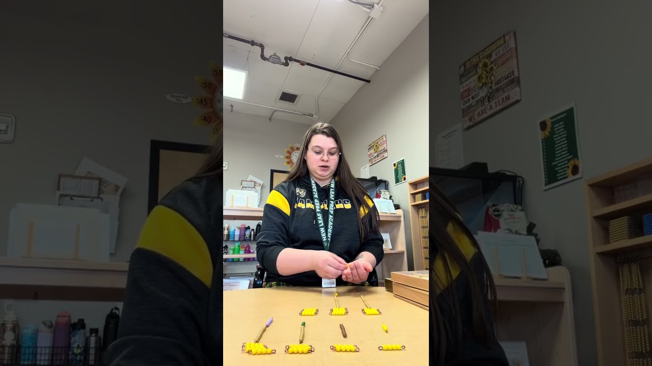 Multiplication with the bead bars 