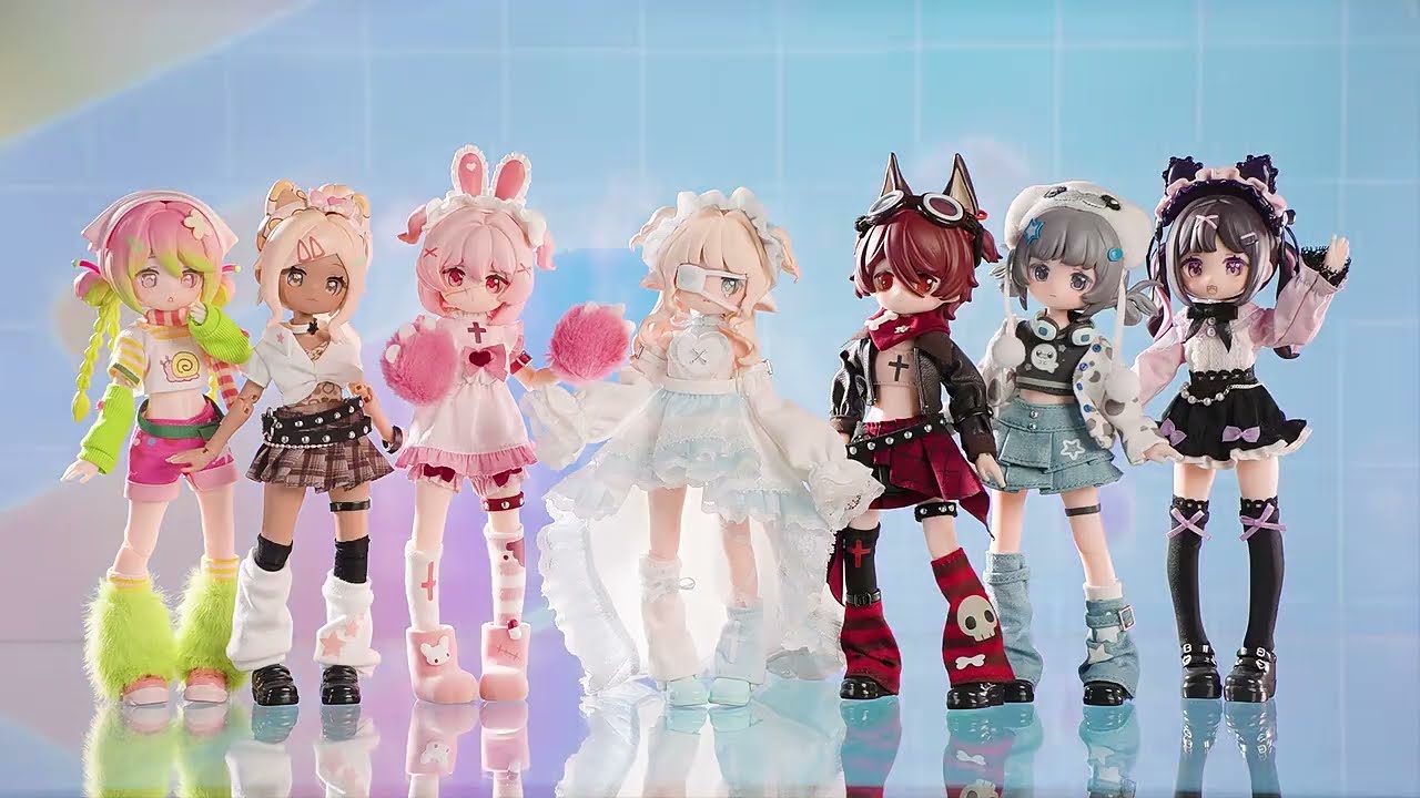 Demonstration Electronic Pet Game World Series 1/12 BJD Blind Box #figure #dolls #balljointeddoll