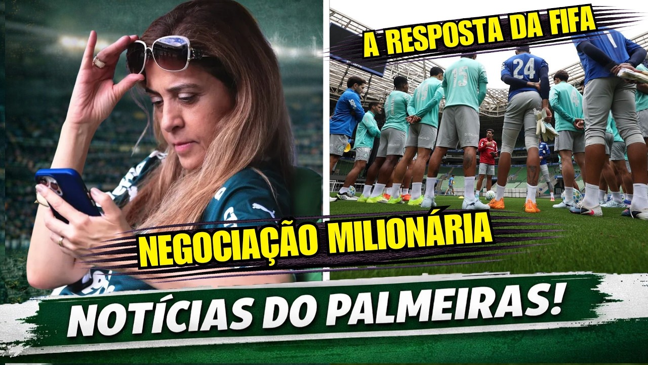 BOMBA! PATROCINADOR NOVO NA MIRA E FIFA RESPONDE SOBRE O ESTÁDIO DO PALMEIRAS