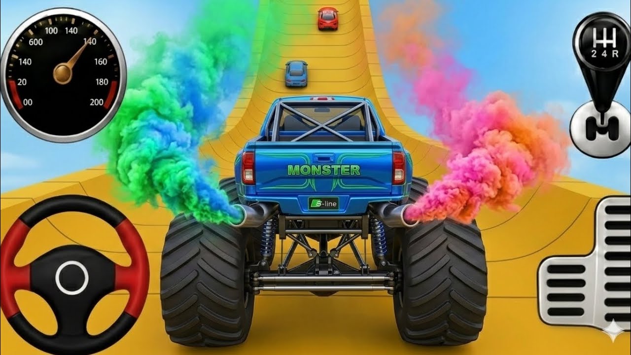 Day 396 RC Monster Car || Car Racing || Car Stunts