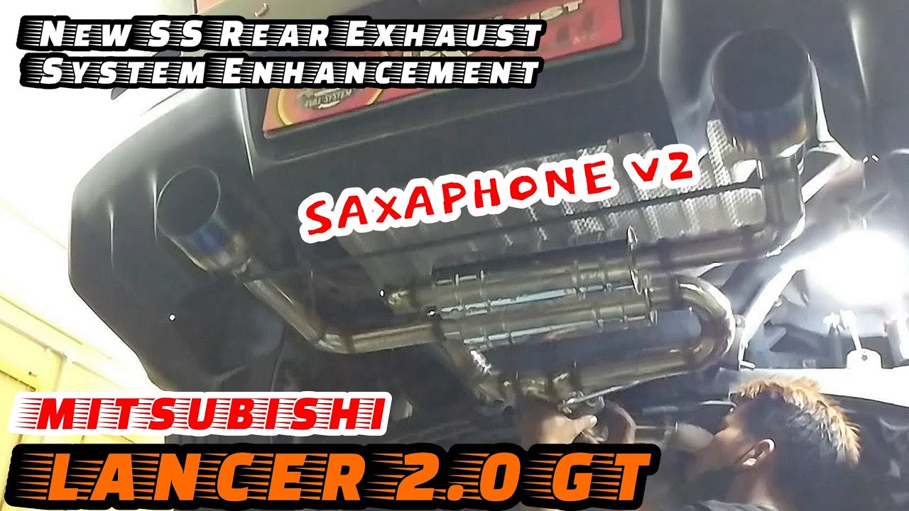 New SS Rear Exhaust Enhancement Saxophone V2 | MITSUBISHI LANCER 2.0 GT