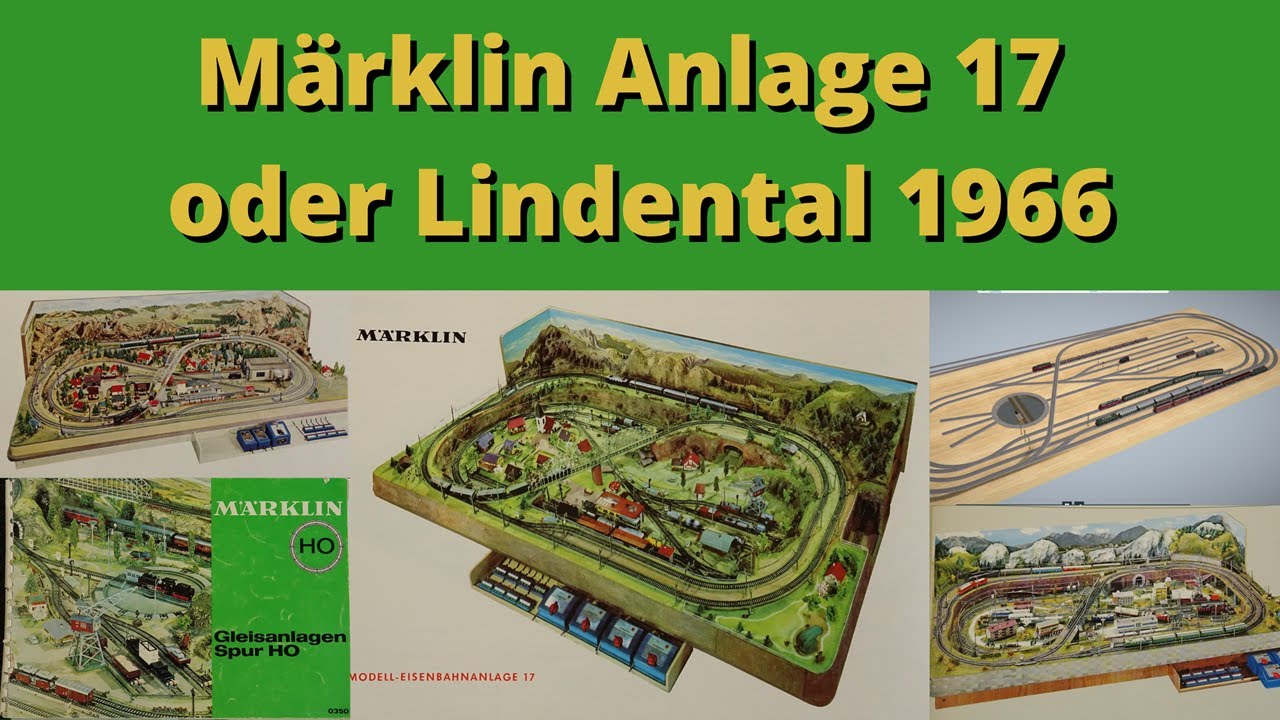 Märklin M-Gleis Klassiker Lindental, oder Anlage 17 aus dem 1966er Gleisplanbuch 0350