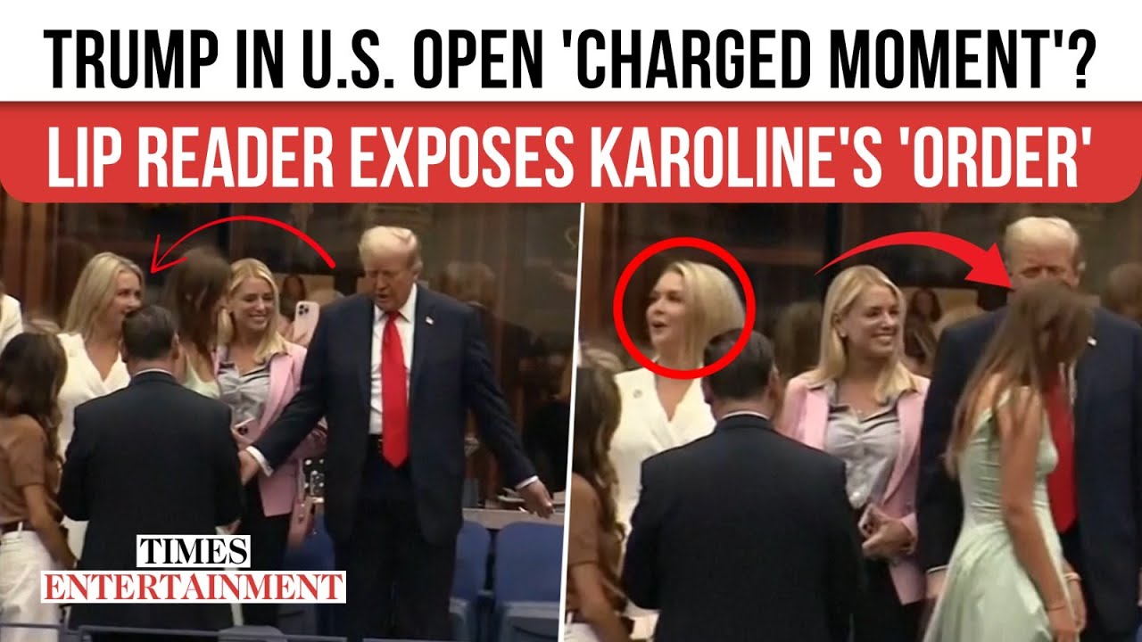 Leavitt's FURY On Trump's Granddaughter? Karoline Orders 'NO' To Arabella At U.S. Open: Lip Reader