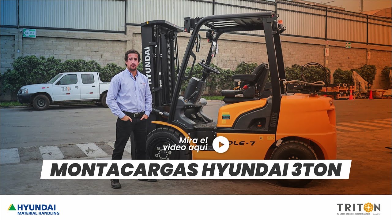 Conoce el montacargas Hyundai 30LE-7 - Triton Trading