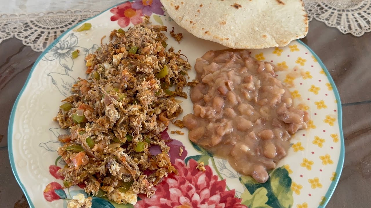 UNA RICA FORMA DE PREPARAR LA MACHACA SINALOENSE   DESDE CALIFORNIA 