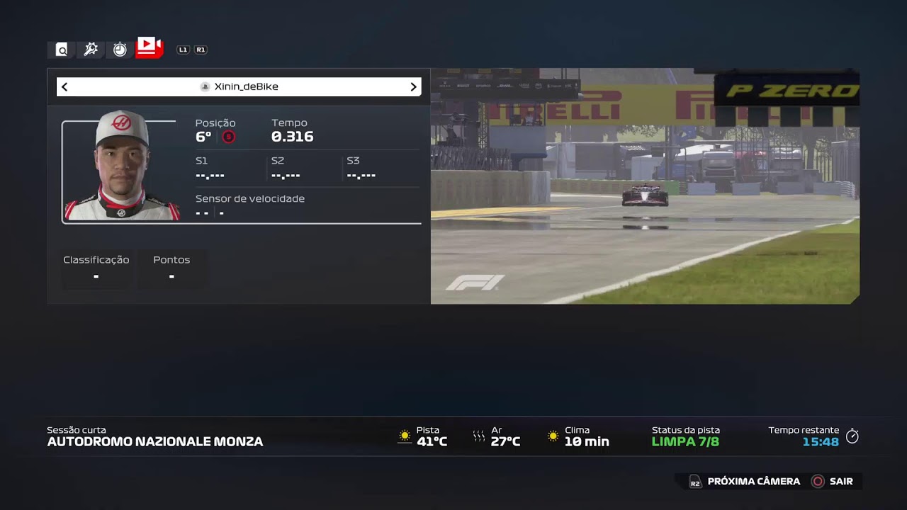 F1 2024 - Treino On - GP de MONZA (EXODUS League)