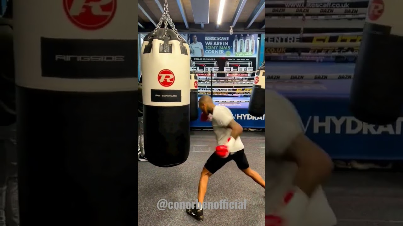 Conor benn Heavy bag training