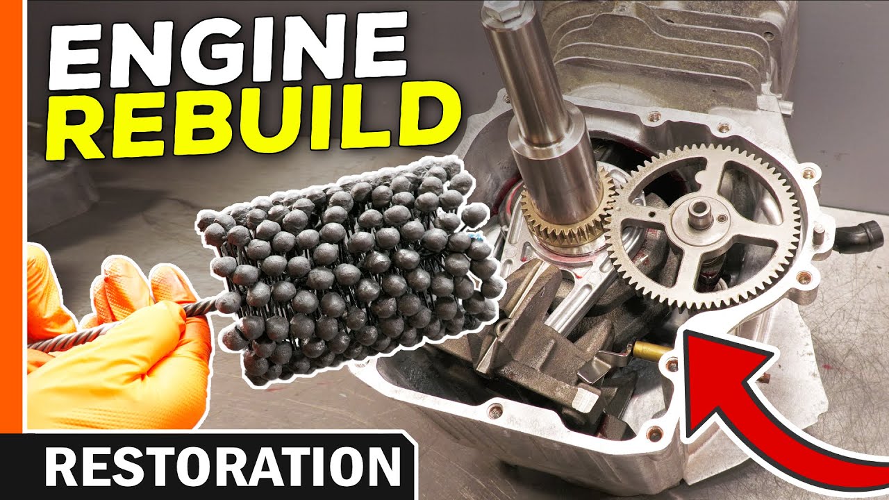 COMPLETE RESTORATION OF 17.5HP BRIGGS AND STRATTON ENGINE
