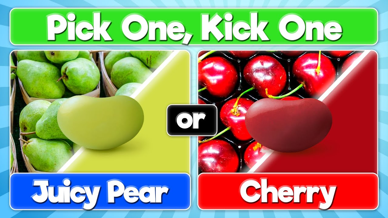 Pick One, Kick One Jelly Bean Flavors