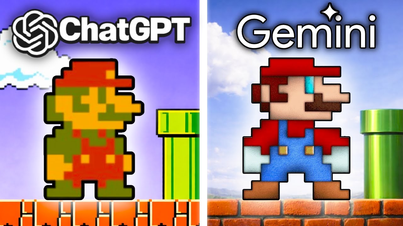 ChatGPT vs Gemini Make Super Mario Bros From Scratch