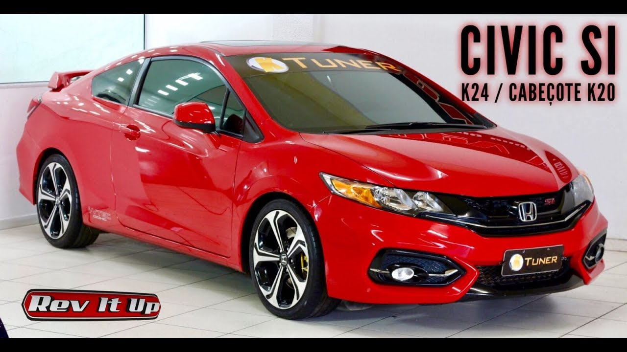 Civic Si 2015 com Cabeçote K20. Testes Aspirado e SuperCharger