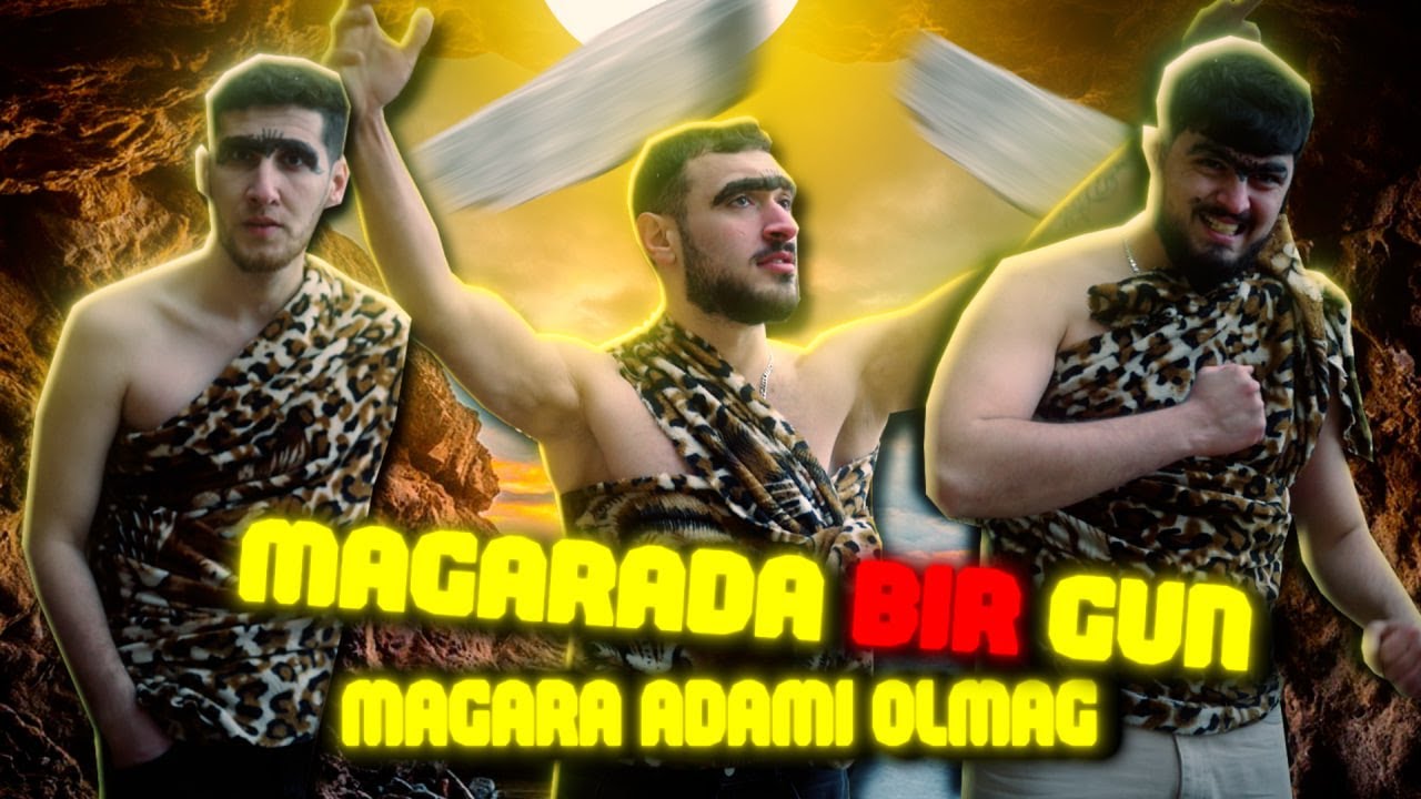 MAĞARADA BİR GÜN (MAĞARA İNSANI KİMİ YAŞAMAQ) !!