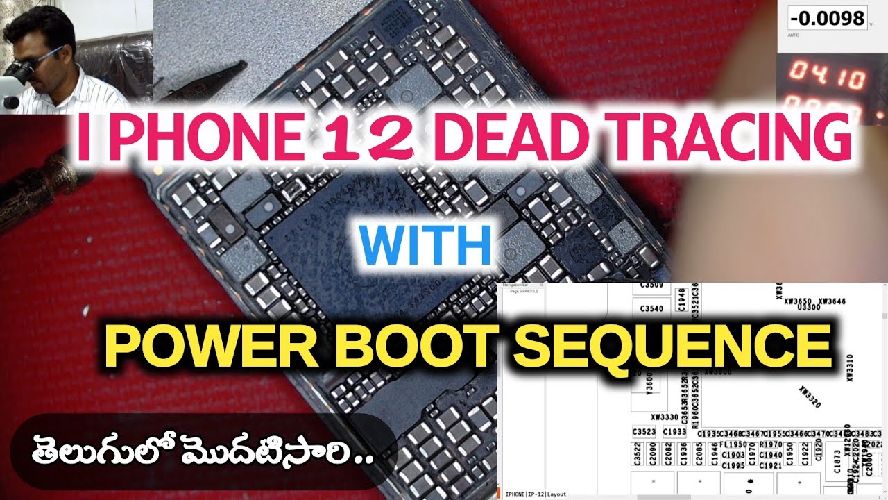 I PHONE 12 DEAD TRACING | WITH POWER BOOT SEQUENCE| BY TEAM KMT|
