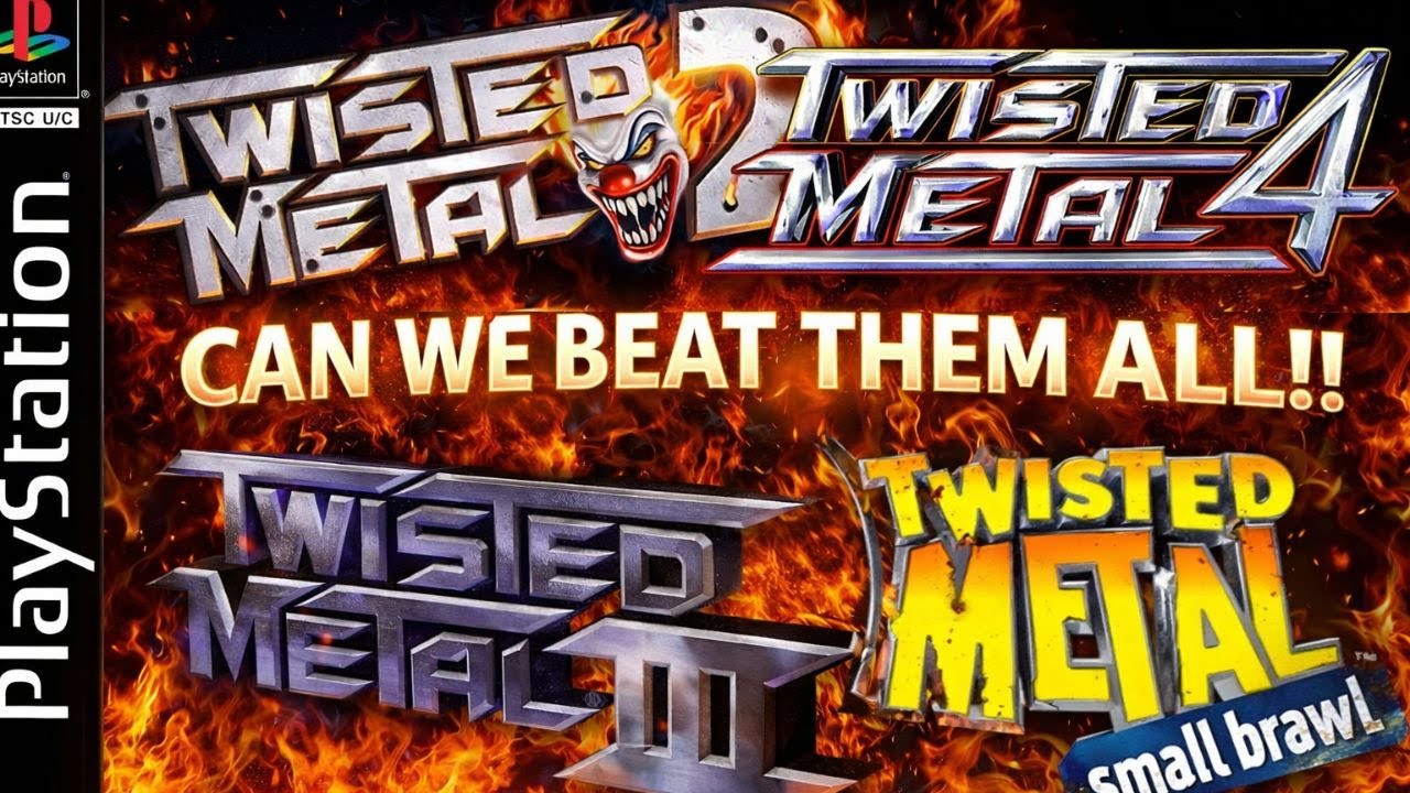 Twisted Metal 2, 3, 4 & Small Brawl LIVE | PS1 Classic Marathon w/@a1austin (Portrait)