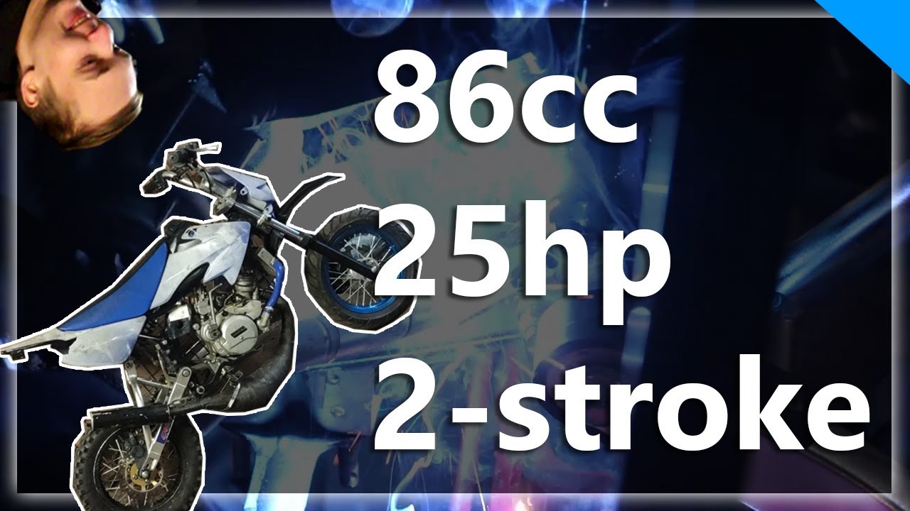 Stekarne - 25hp Twostroke in TINY PITBIKE | BYGGE