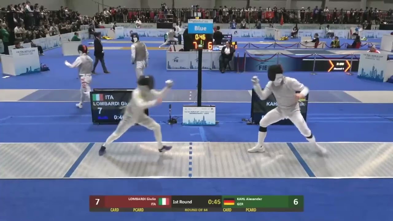 Hong Kong World Cup 2024 SMF - L64 - Giulio Lombardo ITA v Alex Kahl GER