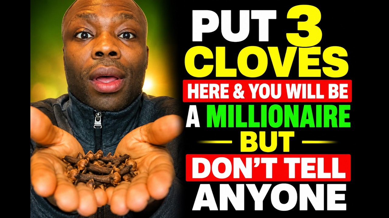 Place 3 Cloves HERE for 7 Days &mdash; Watch Money Start Coming in Droves