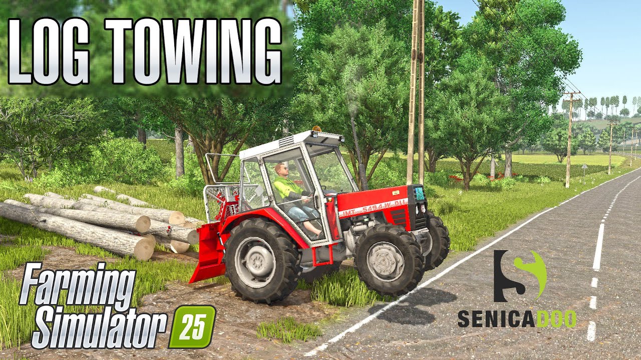 FS25: IMT 549 Log Towing | Small Tractor, Big Job!