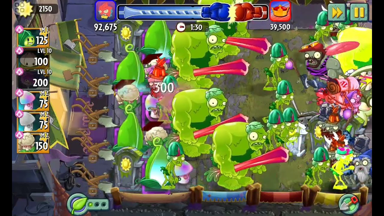 Plants Vs Zombies 2: Zoybean Pod Tournament - Arena #zombies #games #plantsvszombies #pvz #jump