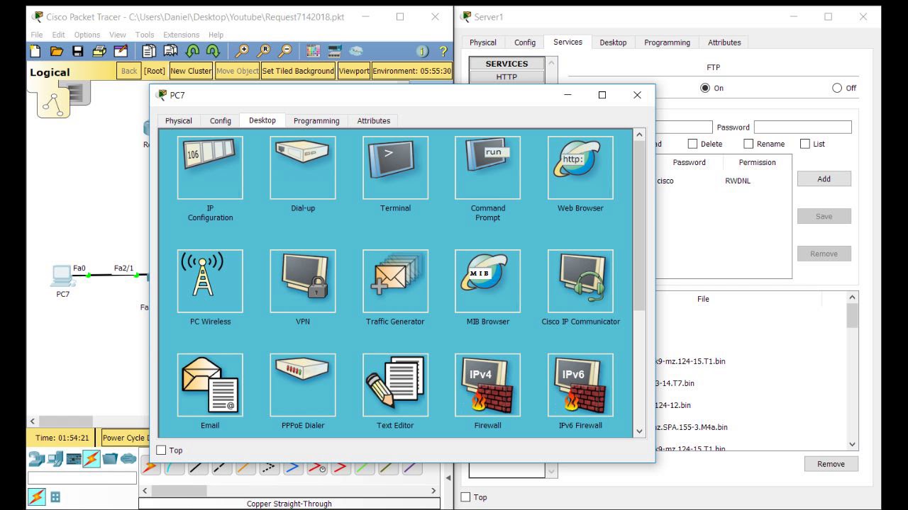 Special Requests | DHCP, DNS, HTTP, FTP services on Servers