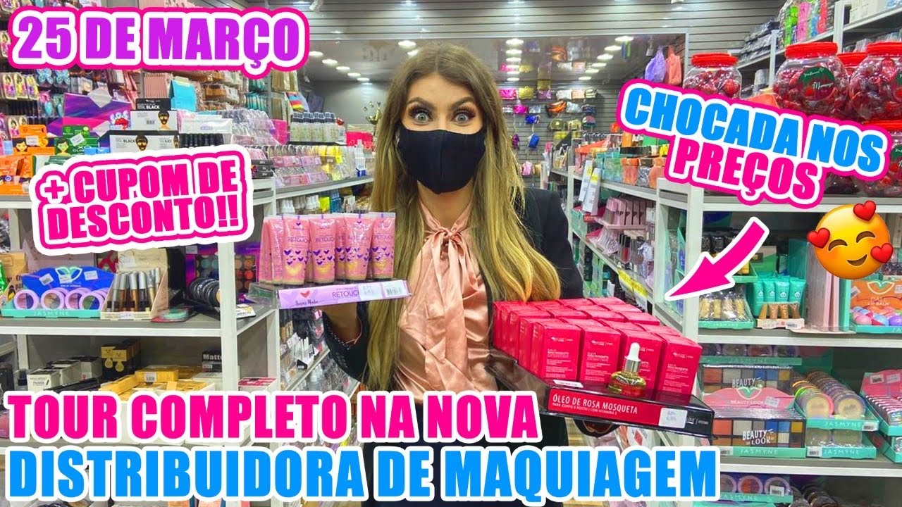 25 DE MARÇO - DISTRIBUIDORA DE MAQUIAGEM NA 25 DE MARÇO + SUPER DESCONTO