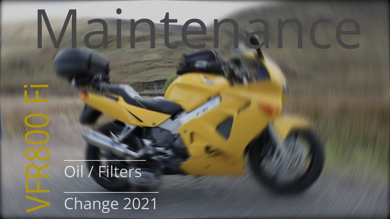 VFR 800fix Oil Filter service