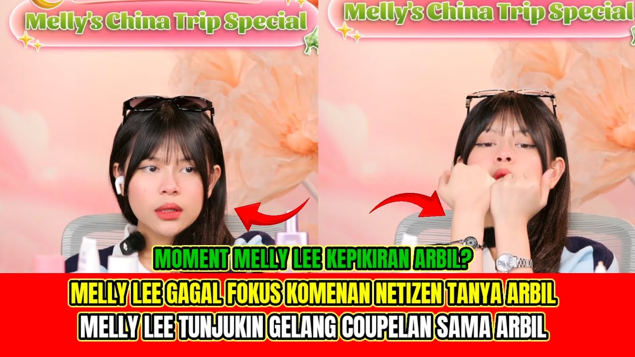 LIVE❗️MELLY LEE GAGAL FOKUS LIHAT KOMENAN NETIZEN, KALAU RINDU TINGGAL PENCET GELANG KATANYA⁉️