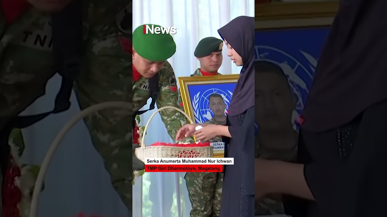 Detik Detik Haru! Pemakaman 3 Prajurit TNI yang Gugur di Lebanon