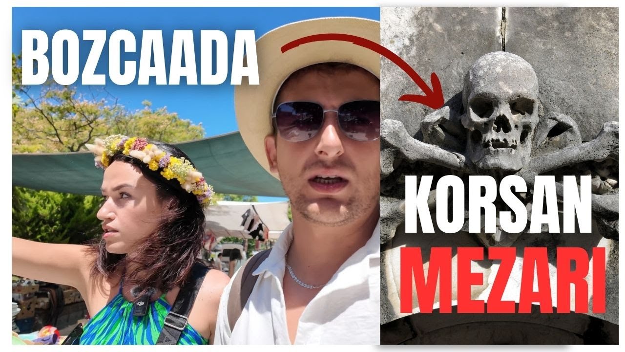 BOZCAADA TURU KORSAN MEZARI (BOZCAADA VLOG PIRATE TOMB)
