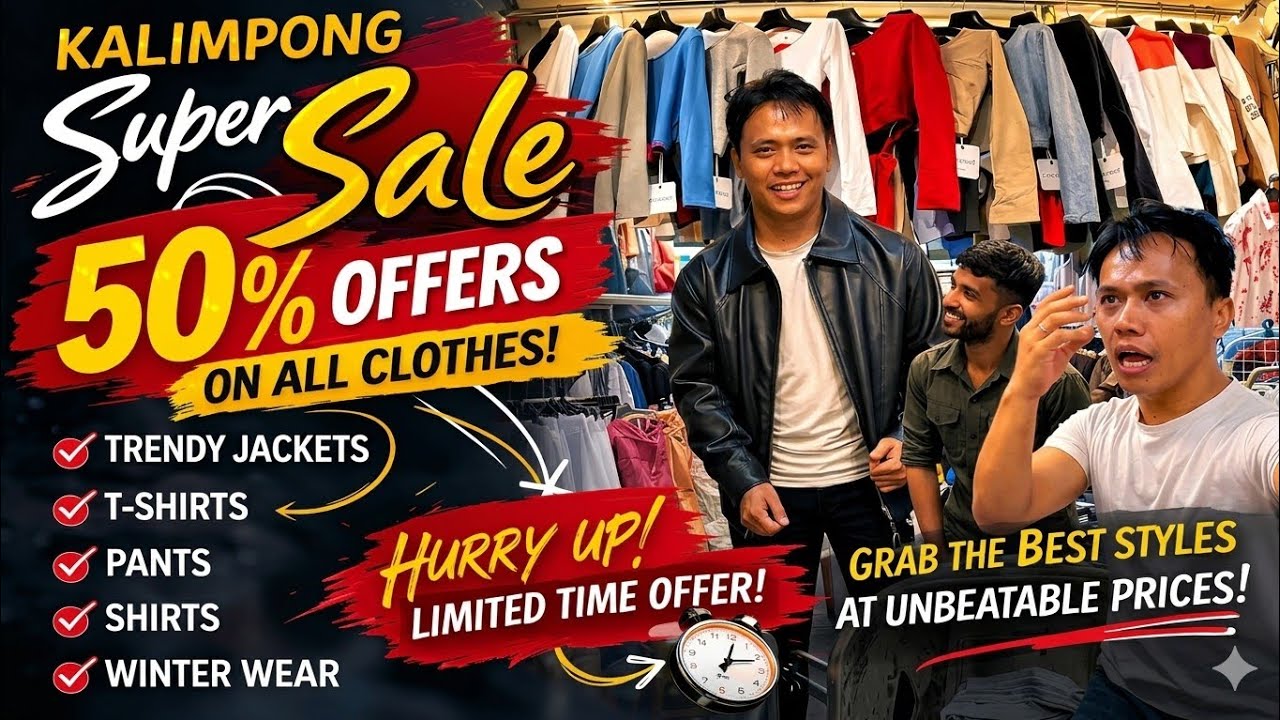 😲 Kalimpong Market Shocked Me! 50% OFF Clothes Sale 😱| @ghisingvlog073 