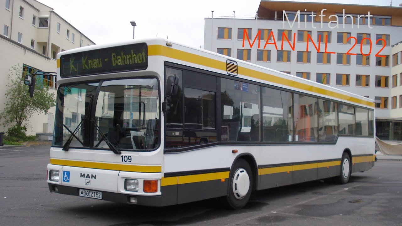 Altenburg (Thüringen): Mitfahrt - MAN NL 202 (Wagen 109) - ALTENBURGBUS