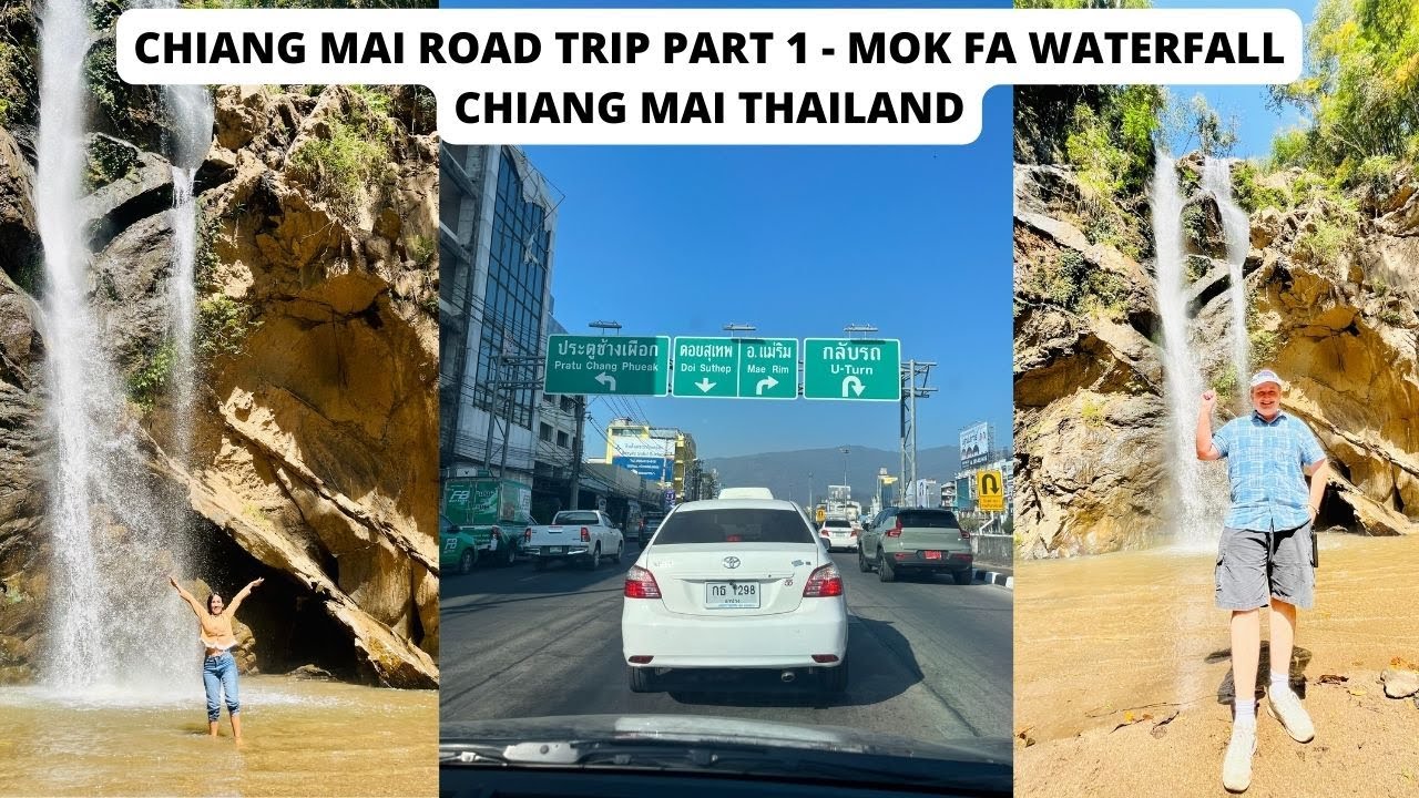 Chiang Dao Road Trip Part 1 - Mok Fa Waterfall Chiang Mai Thailand