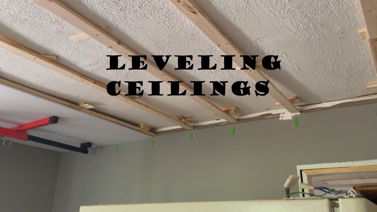 House Remodel: Leveling ceilings