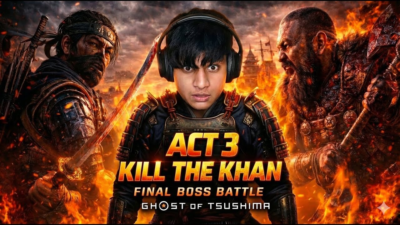 ACT 3 Kill The Khan😈| The last part | Ghost of Tsushima LIVE | AG is Live