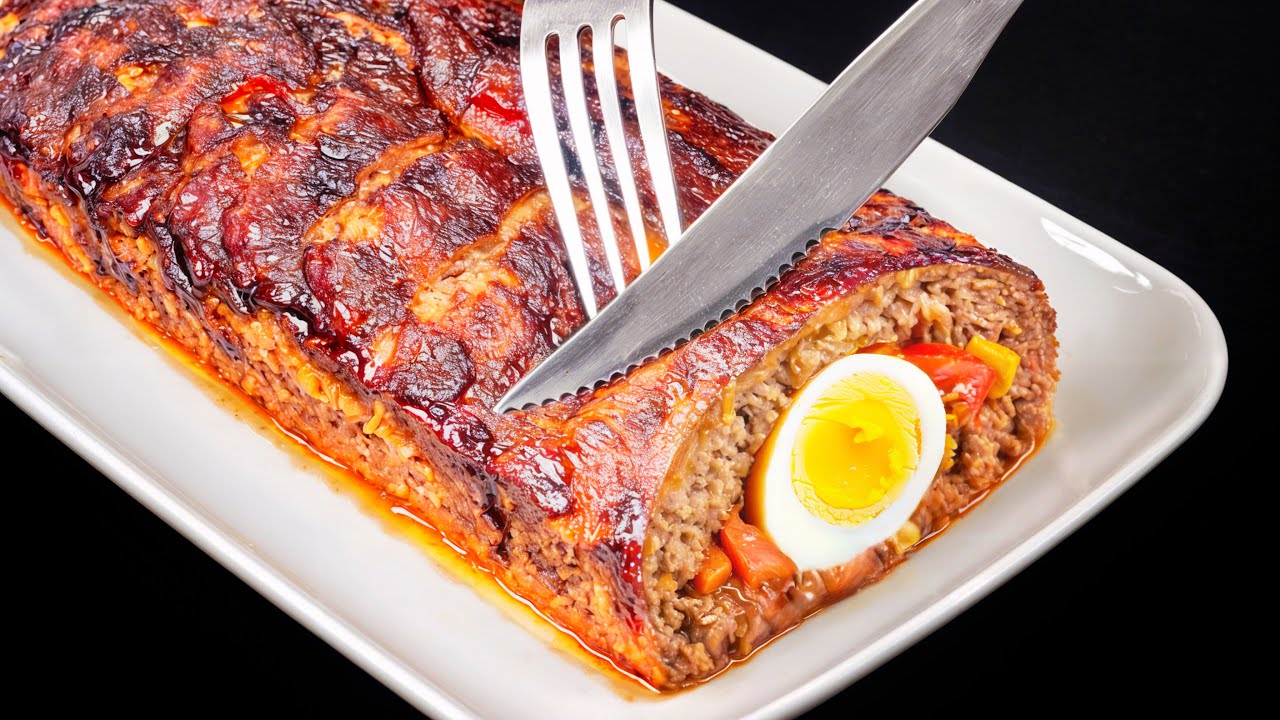 The SECRET to Making the Most DELICIOUS Meatloaf!🔝Recipe from a German magazine from the 60s!🇩🇪