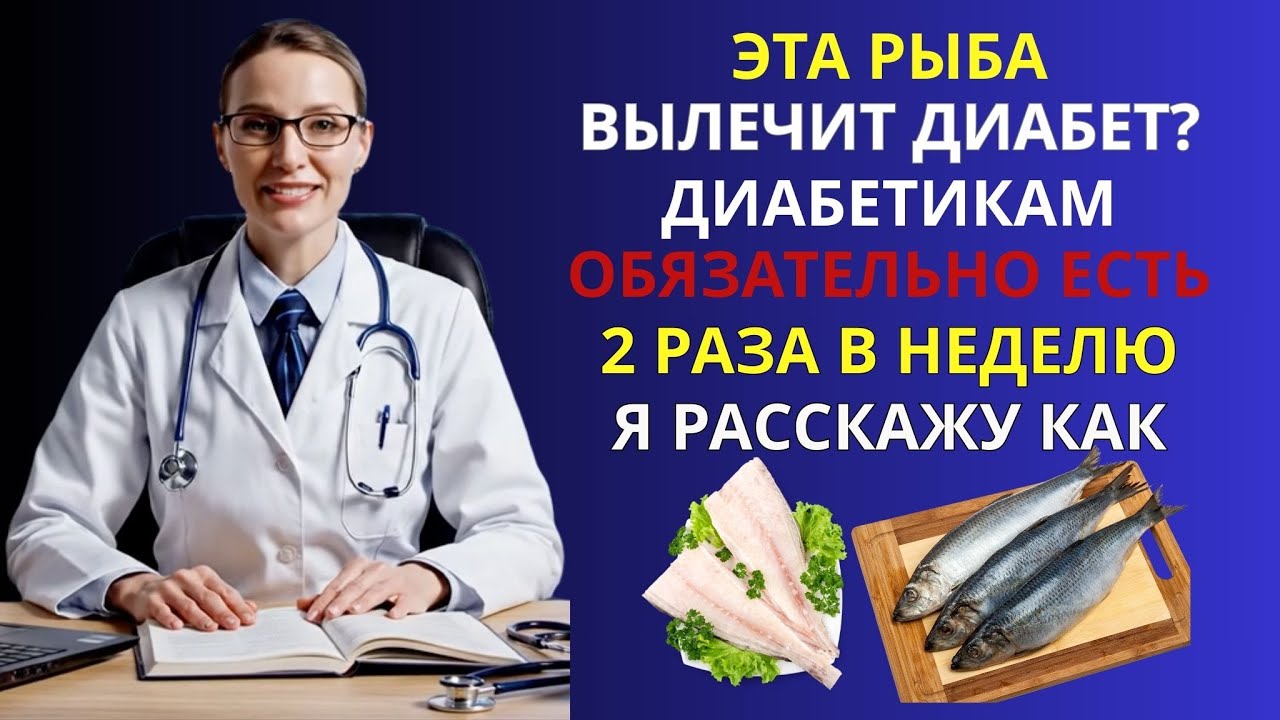 ⭐ Простой секрет при инсулинорезистентности: одна рыба + меню на 7 дней