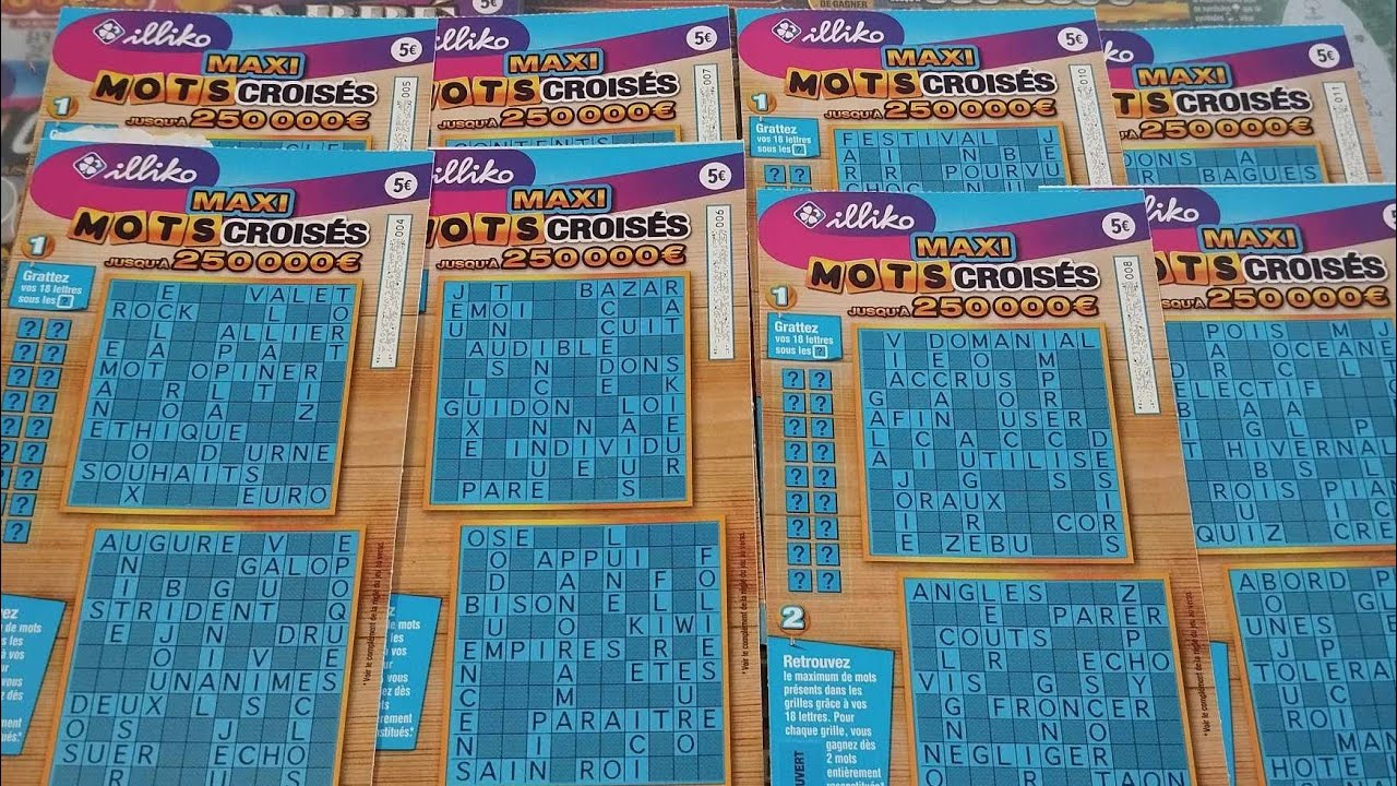 Spécial Maxi mot croisés | Ticket illiko FDJ ~266~