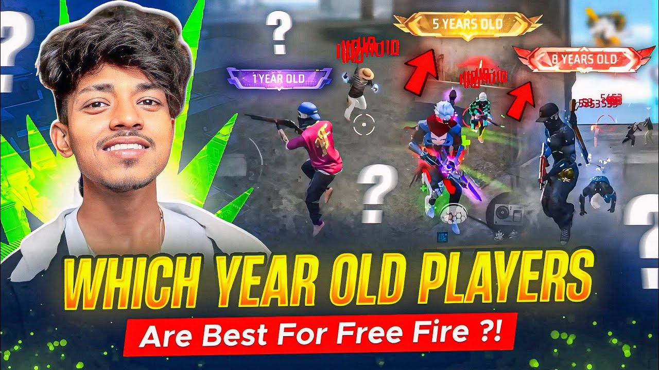 1 To 8 Years Old Players 🤯 Which Year Player Is Real Legend? 🤔 Let’s Find Out 😱 