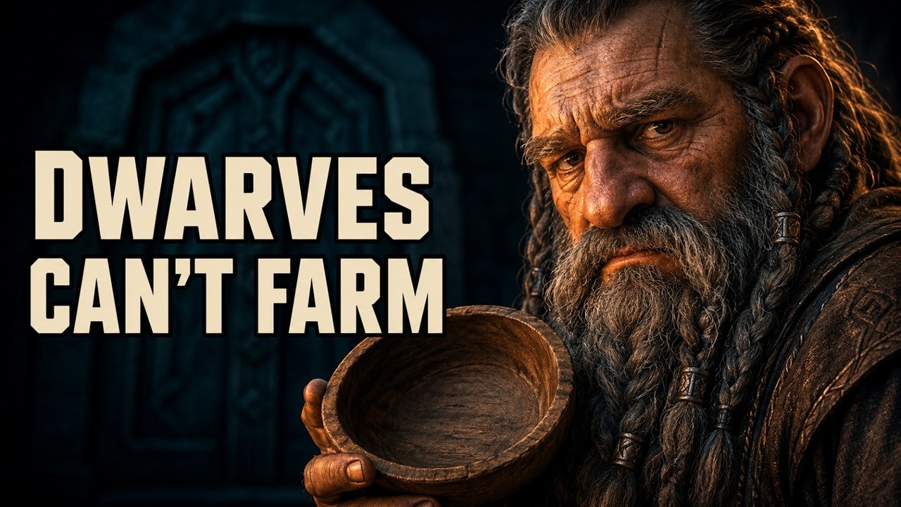 Dwarves Can't Farm. So What Do They Eat? (Worldbuilding Reality Check)