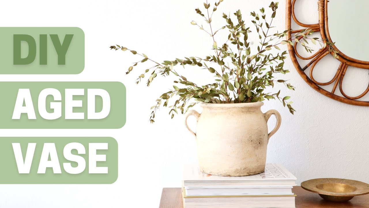 Faux Artisan: DIY Aged Vase