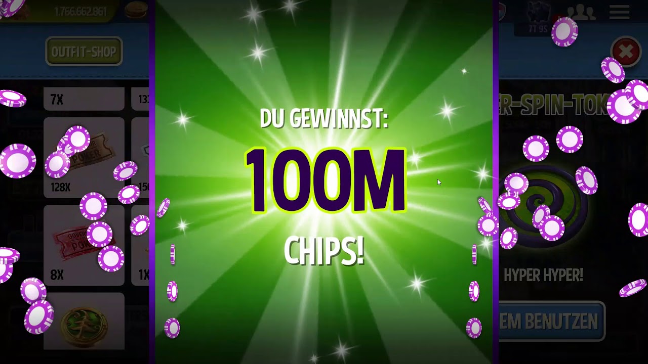 Game: Governor of Poker 3, Hyper Spin Token slow motion spin