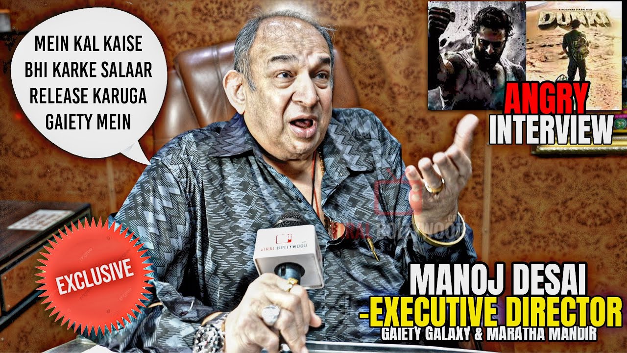 Manoj Desai Most ANGRY EXCLUSIVE Interview after Shahrukh Khan’s Dunki Release | Salaar | Prabhas
