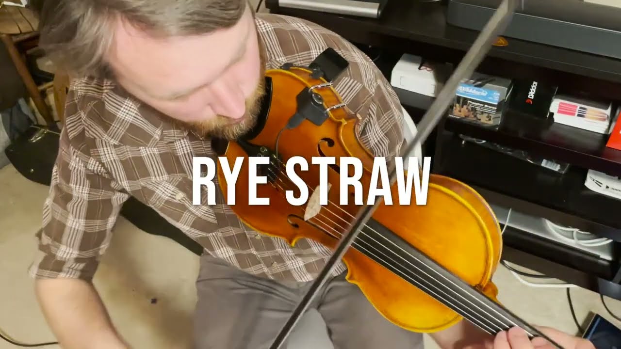 Rye Straw - The Old Time 💯 - Overhead Fiddle Cam