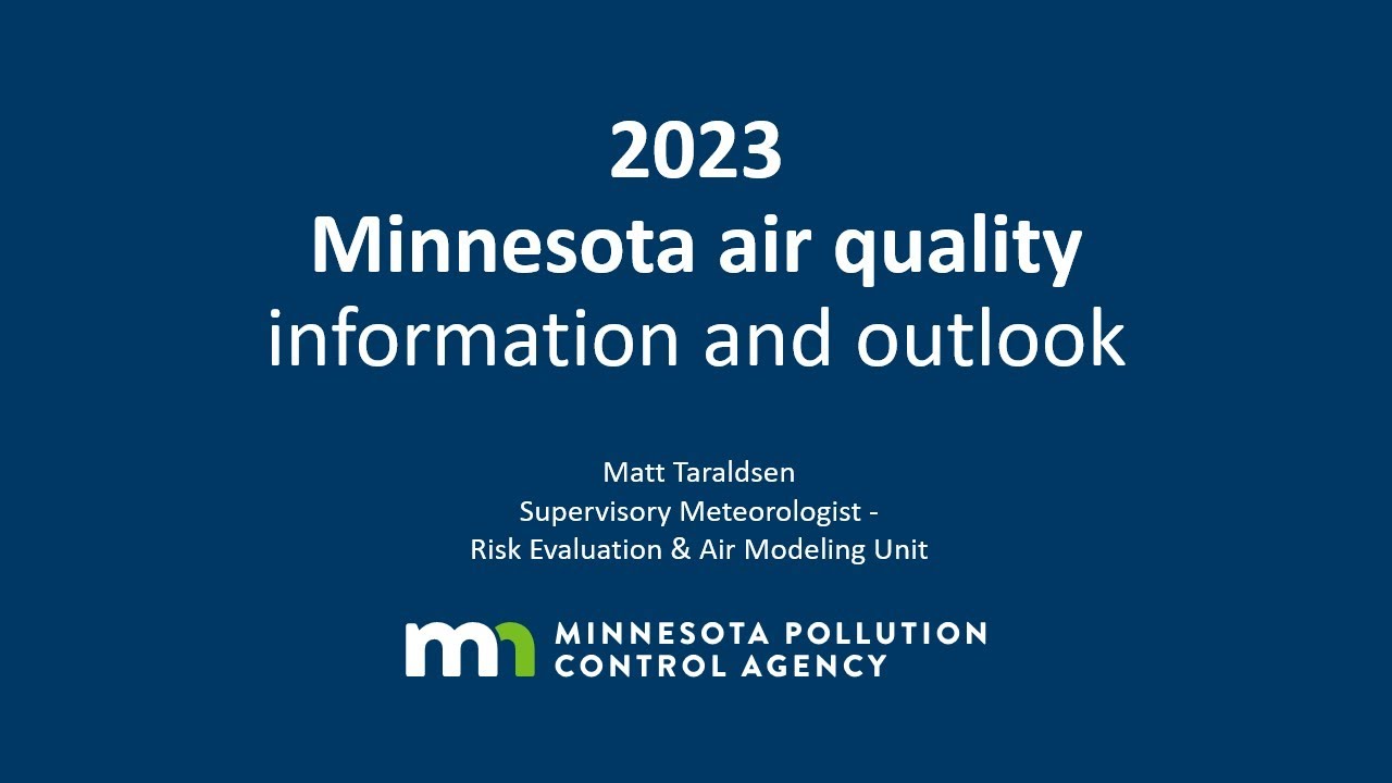 MPCA Summer 2023 AQI Forecast