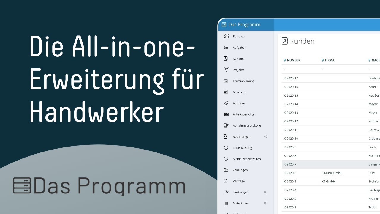 Das Programm: Die all-in-one-Erweiterung für Handwerker| bexio Marketplace