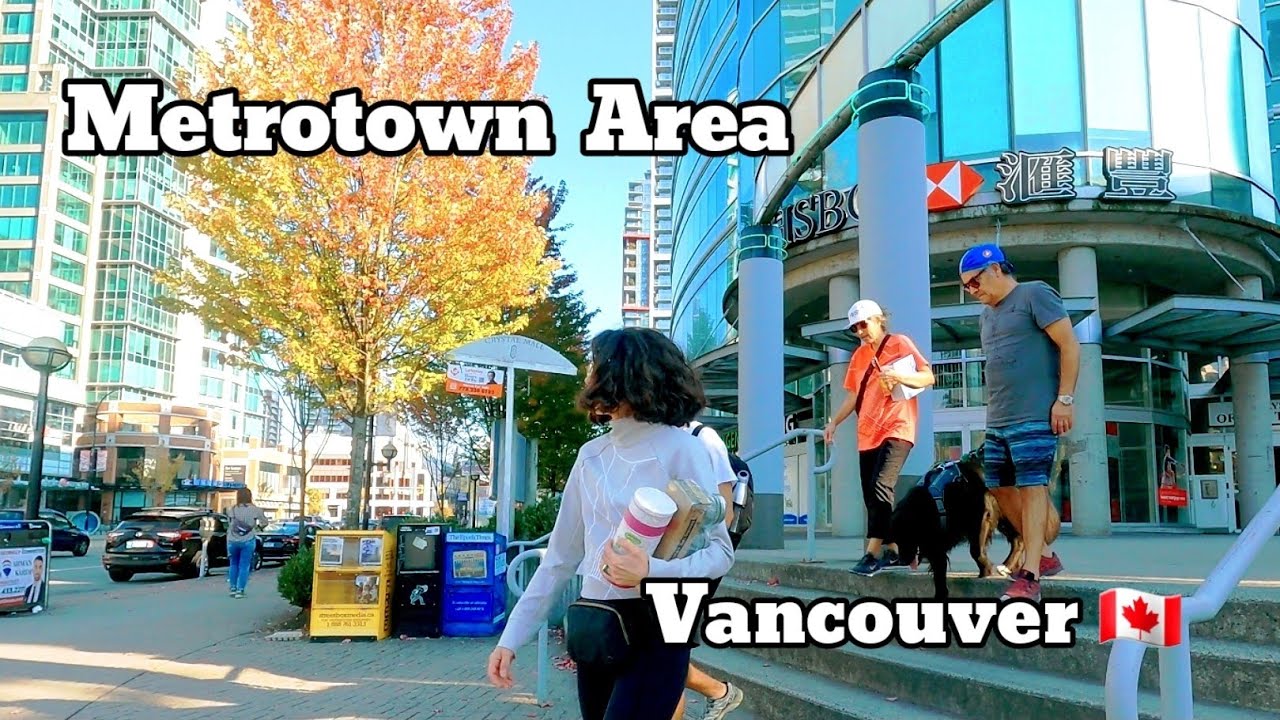 Metrotown Burnaby, BC, 4K Walking Tour