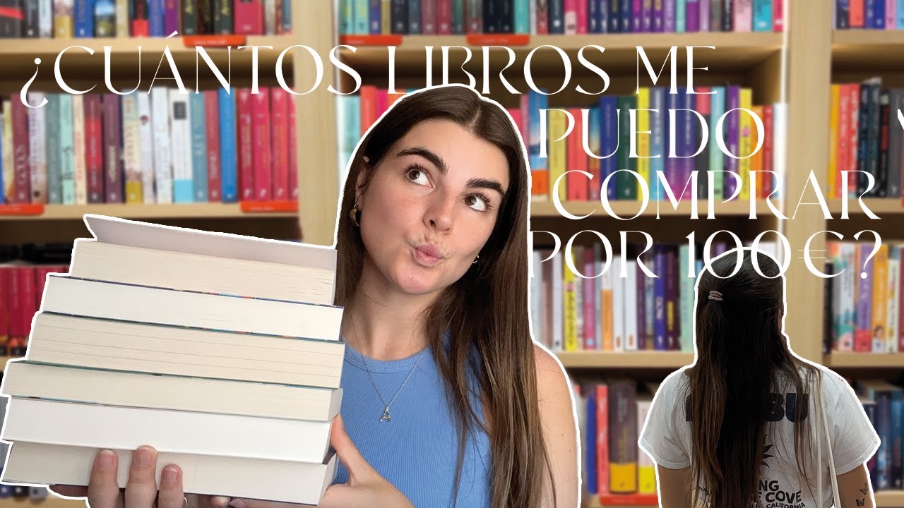 &iquest;Cu&aacute;ntos LIBROS me puedo COMPRAR por 100&euro;?📚 | Vlog🌷