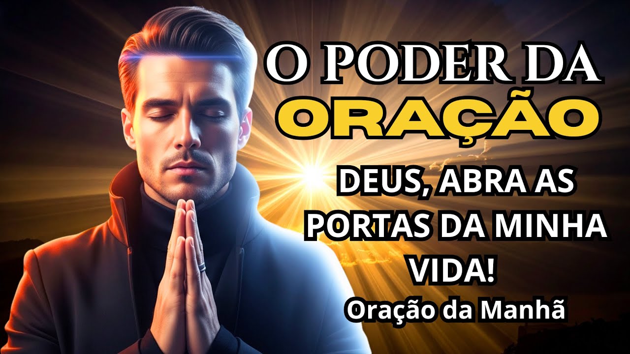 DEUS, ABRA AS PORTAS DA MINHA VIDA FINANCEIRA! | Oração da Manhã 🙏